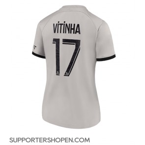 Paris Saint-Germain Vitinha Ferreira #17 Borta Matchtröja Dam 2022-23 Kortärmad